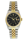 jubilee Rolex Datejust Black Dial Two-Tone