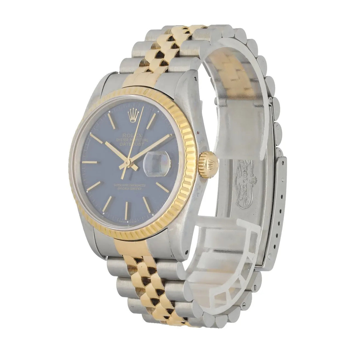 Rolex Datejust Blue Dial Two-Tone jubilee - Hình 2