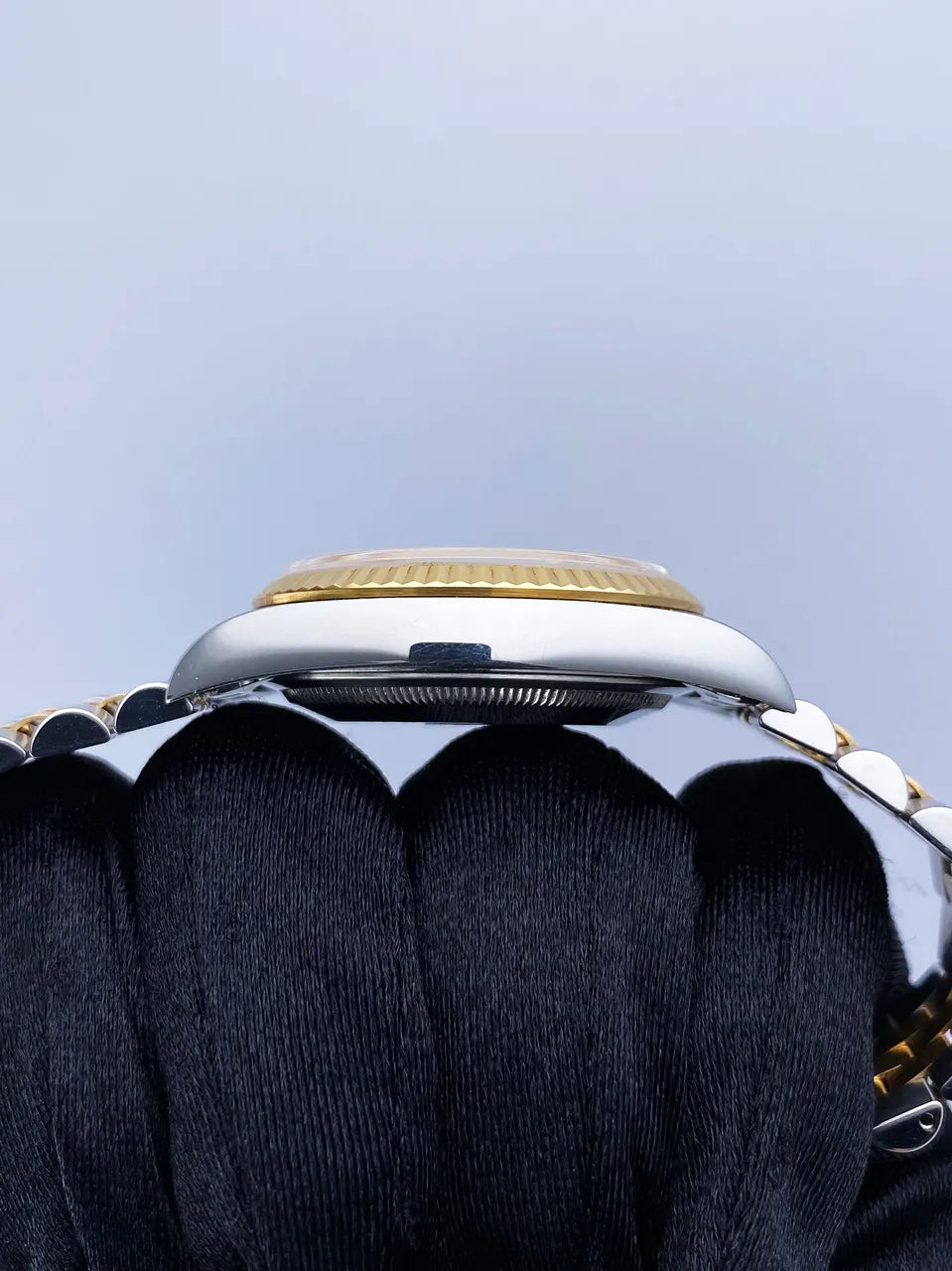 Rolex Datejust Gold Dial Steel - Hình 5