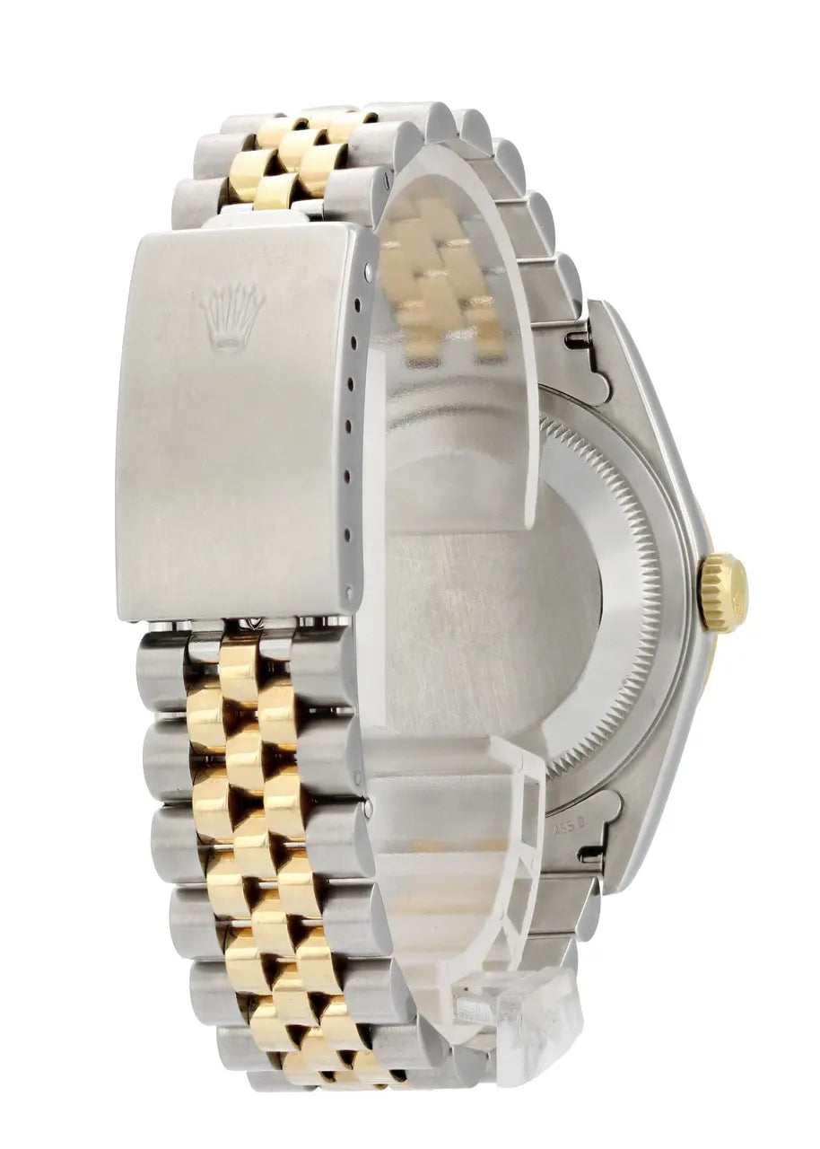 datejust dial Rolex Gold Diamond Champagne - Hình 5