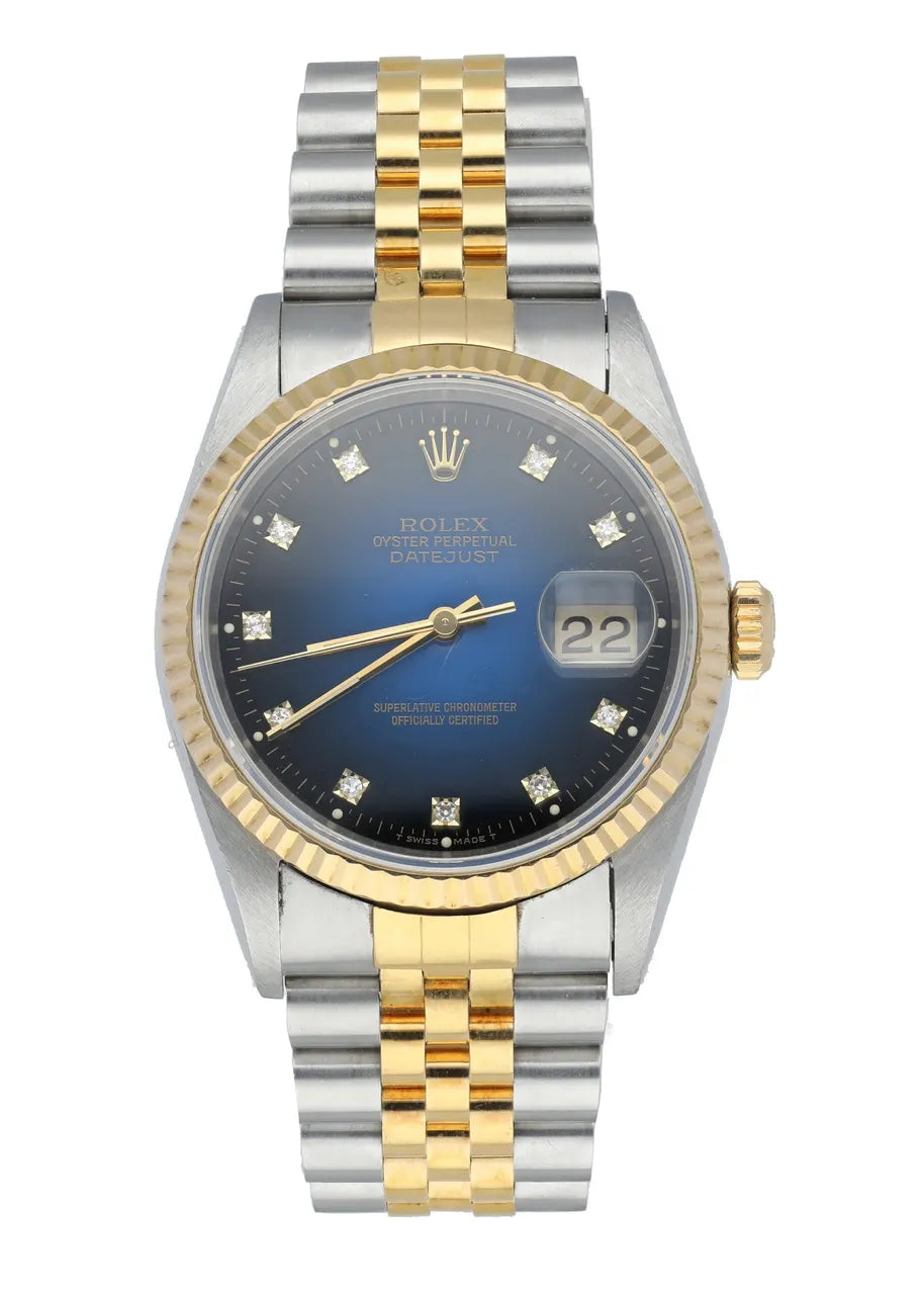 datejust Rolex Blue Diamond Two-Tone – Rolex Datejust Blue Diamond