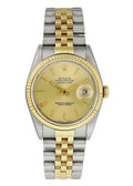 jubilee bracelet Rolex Datejust Champagne Dial Two-Tone