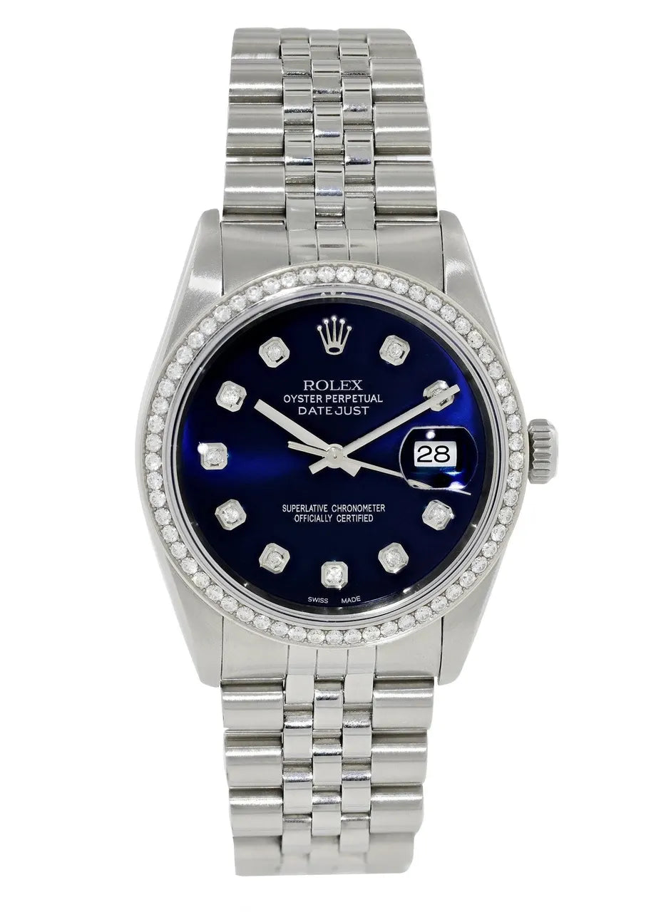 Rolex Blue Diamond Bezel