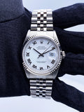 Rolex Datejust White Roman Dial stainless steel