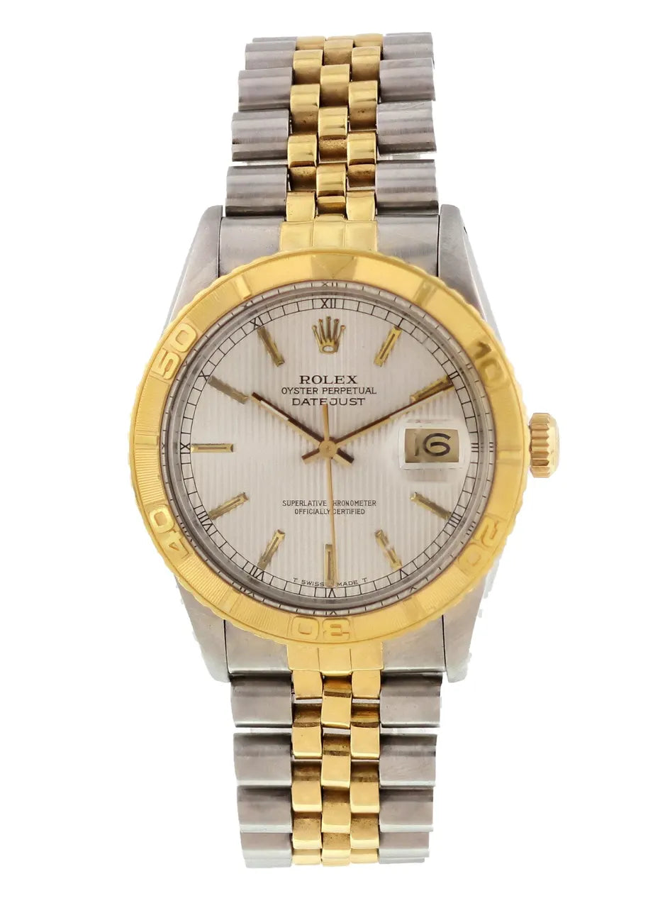 datejust Rolex Two-Tone Silver Dial - Hình 2