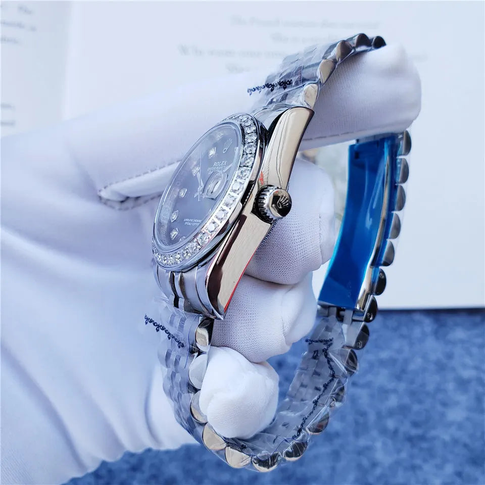 Rolex Steel Black Diamond - Hình 6