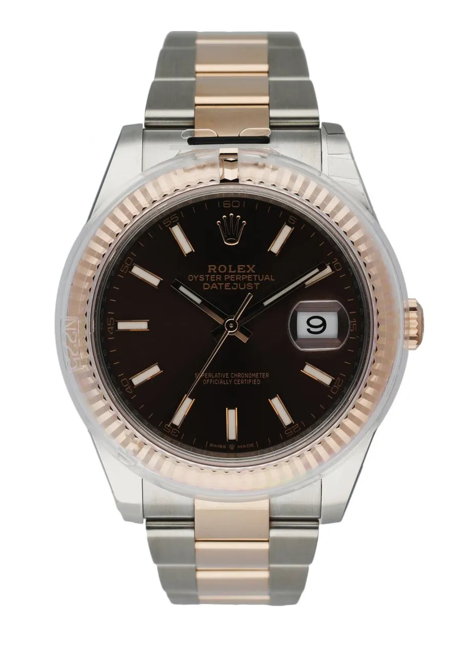 Rolex Chocolate Dial Two-Tone