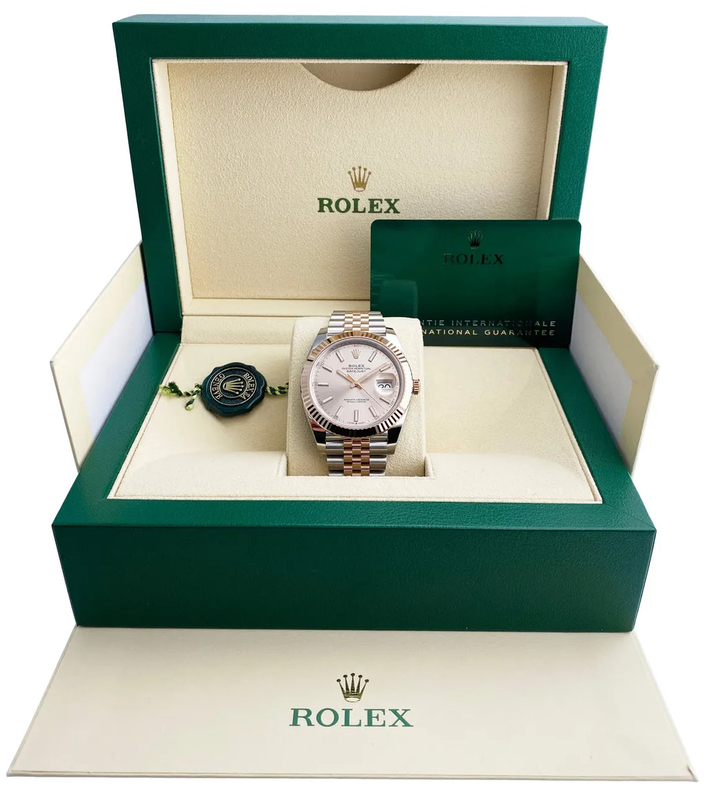 Rolex Rhodium Dial Rose Gold – Rolex Datejust Rose Gold & Steel