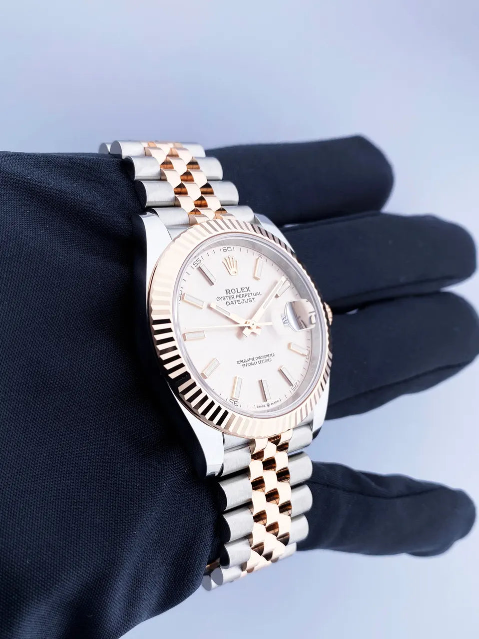 Rolex Rhodium Dial Rose Gold – Rolex Datejust Rose Gold & Steel