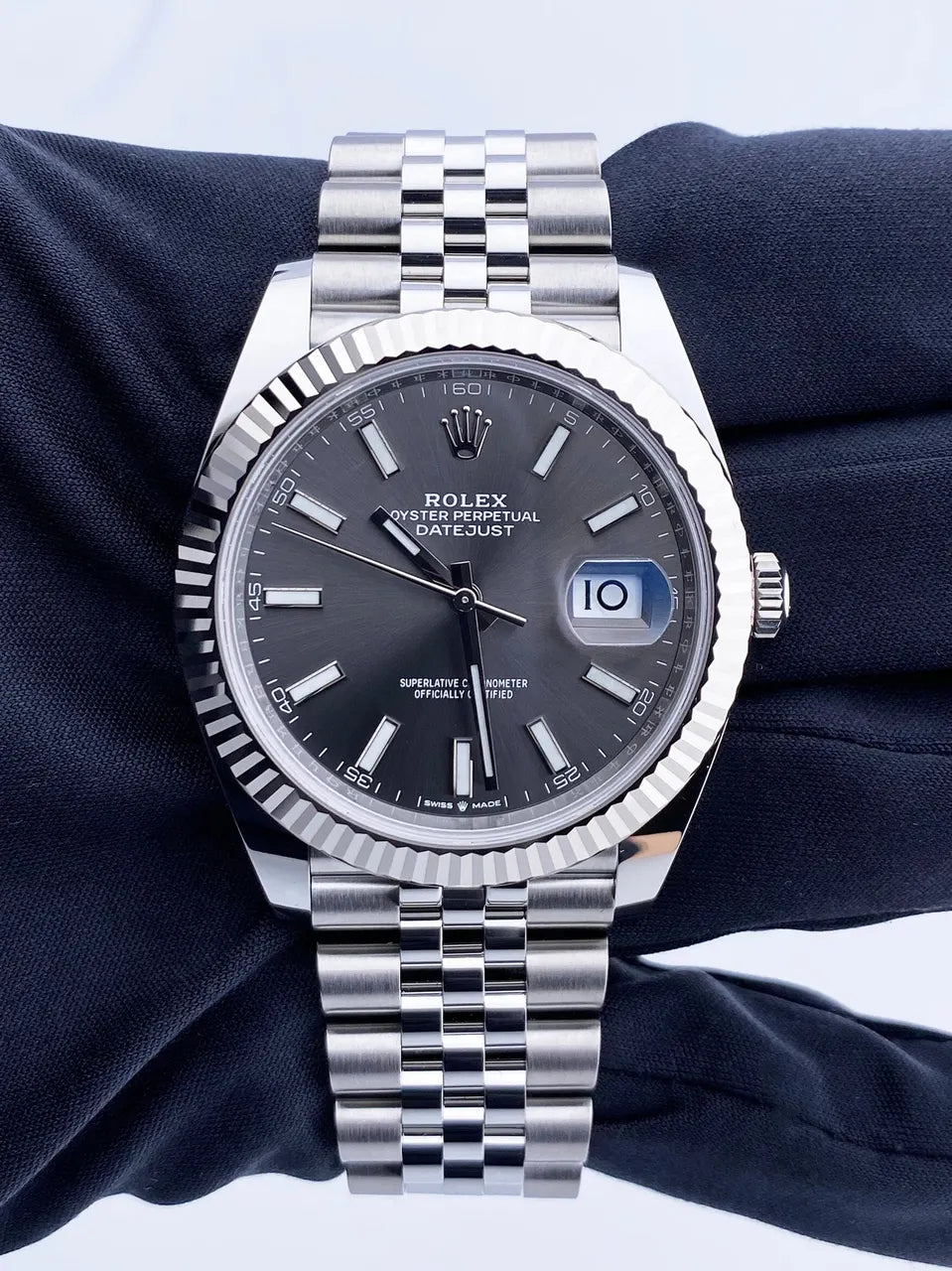 Rolex Datejust Slate Dial stainless steel - Hình 3