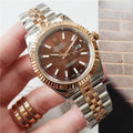 datejust Rolex Chocolate Dial Two-Tone