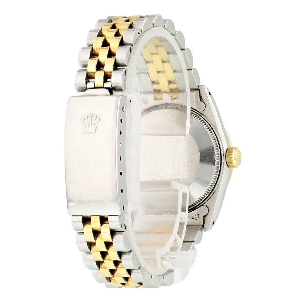 datejust Rolex Two-Tone White Roman - Hình 5