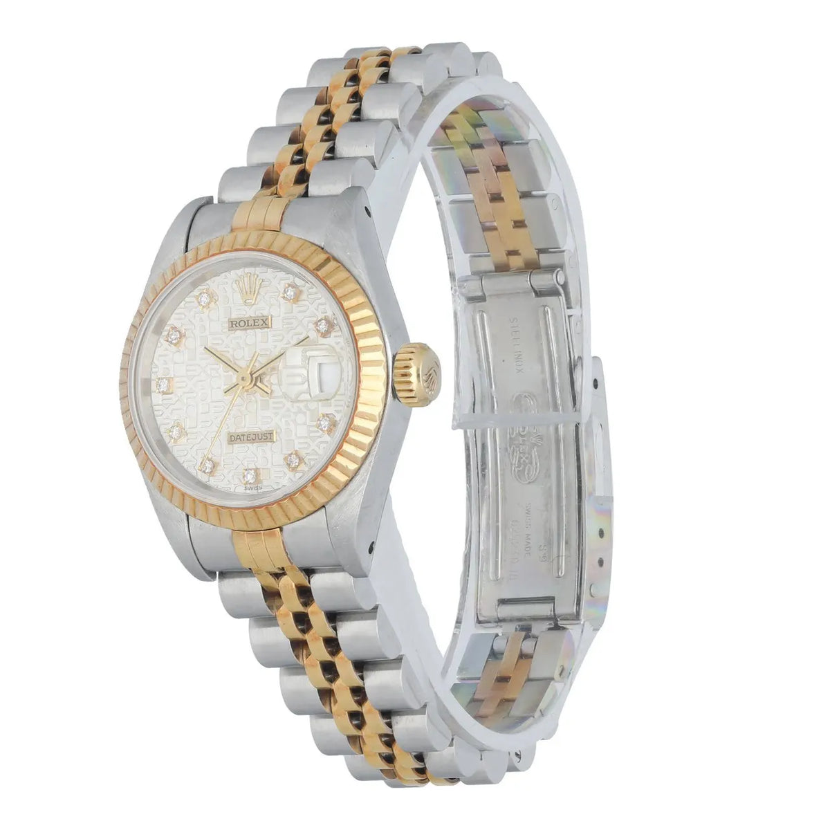 Rolex Diamond Dial Two-Tone - Hình 2