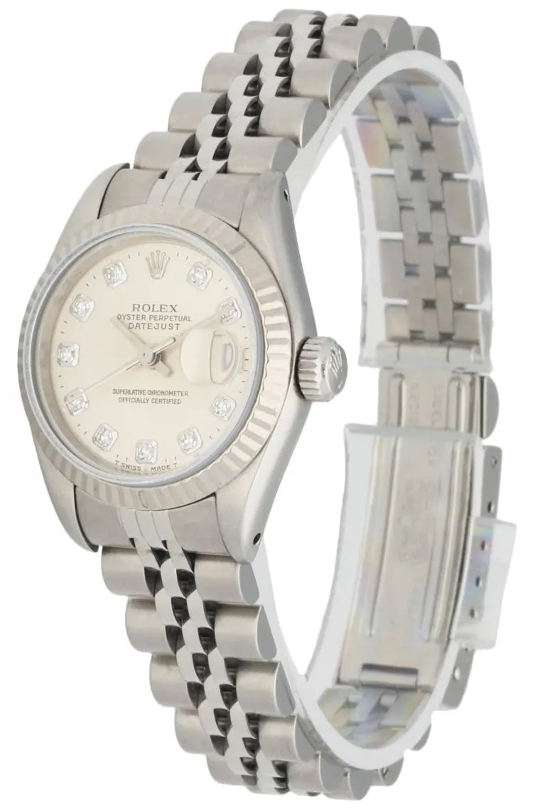 Rolex Datejust Steel Champagne Diamond - Hình 2