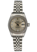 Rolex Silver Diamond Dial