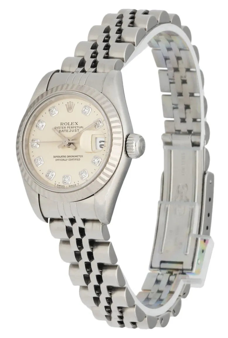 Rolex Silver Diamond Dial - Hình 2