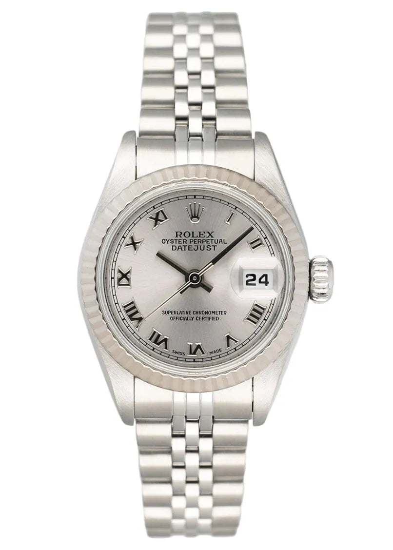 Rolex Datejust Silver Roman Numeral Dial