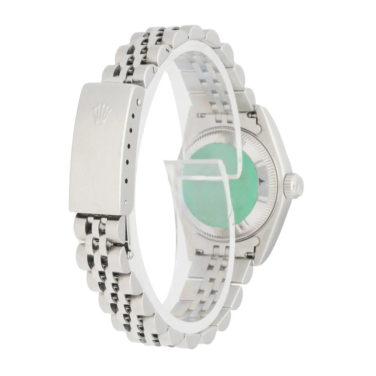 fluted Rolex Datejust Silver Dial Steel - Hình 4