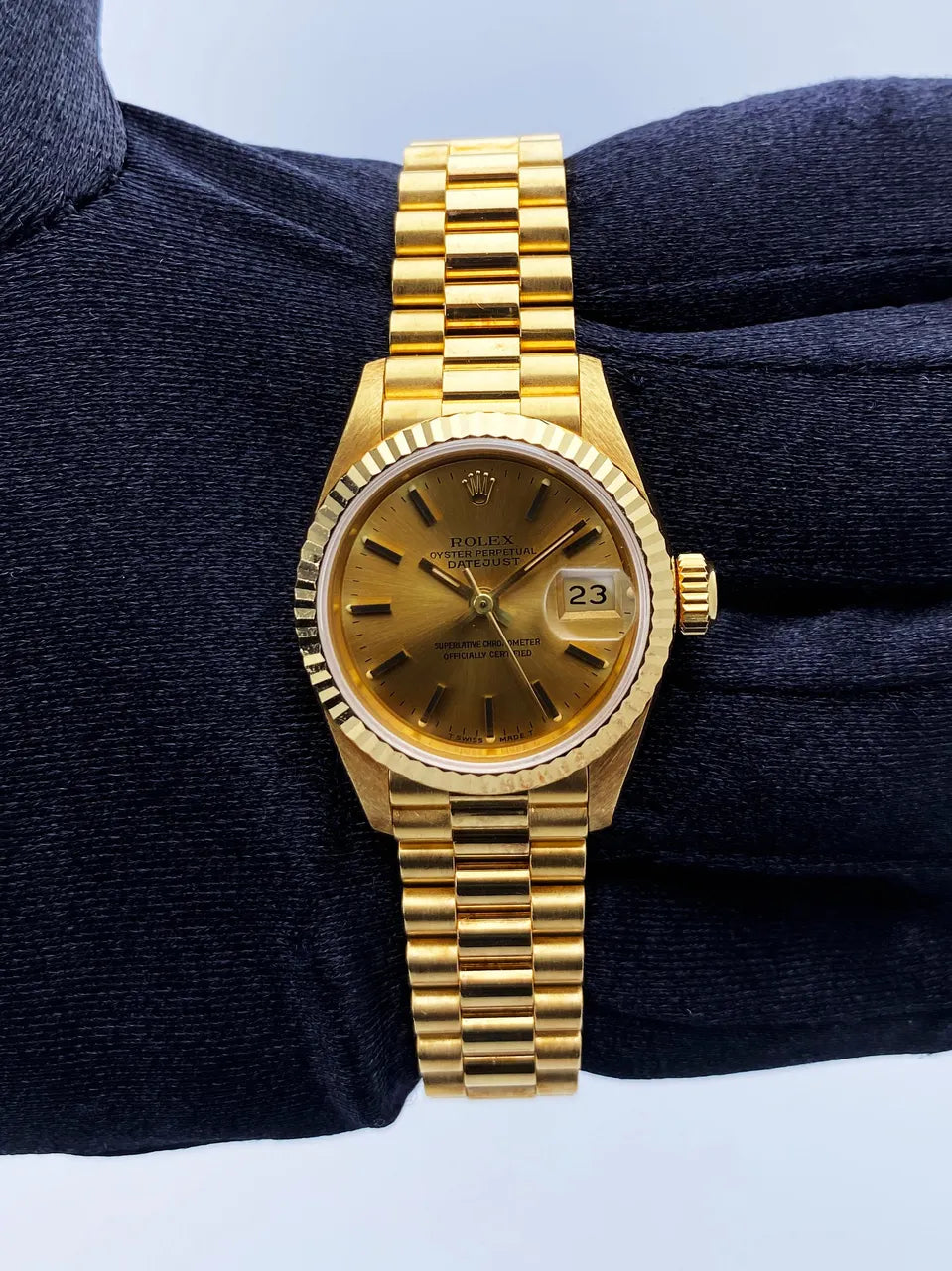 Rolex Gold Fluted Champagne - Hình 3