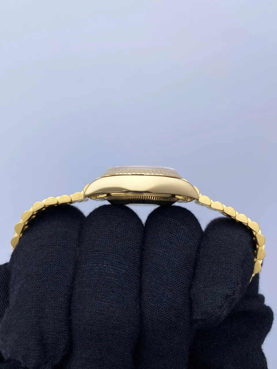 dial fluted Rolex Gold Diamond Datejust - Hình 5