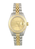 datejust Rolex Two-Tone Gold Champagne