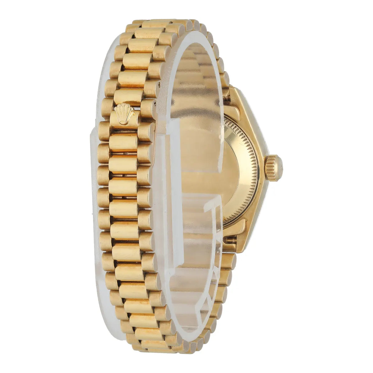 Rolex Datejust Gold Champagne Dial Diamond Markers - Hình 4