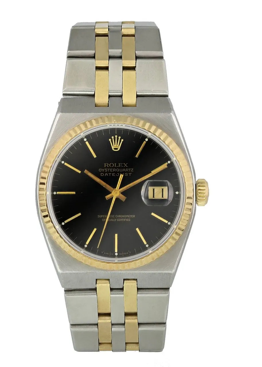 Rolex Oysterquartz Two-Tone Black - Hình 3