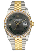 Rolex Datejust Rhodium Diamond Bezel