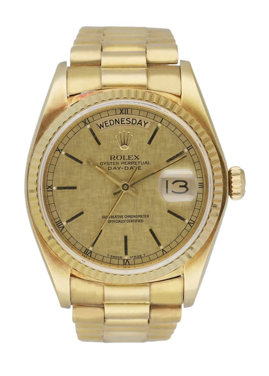 Rolex Day-Date Yellow Gold Tapestry