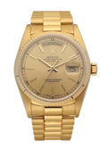 Rolex Day-Date Gold Champagne fluted