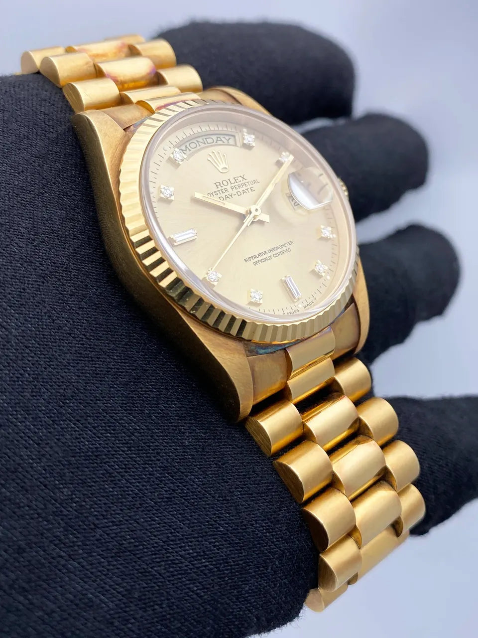 dial Rolex Gold Diamond Day-Date - Hình 4