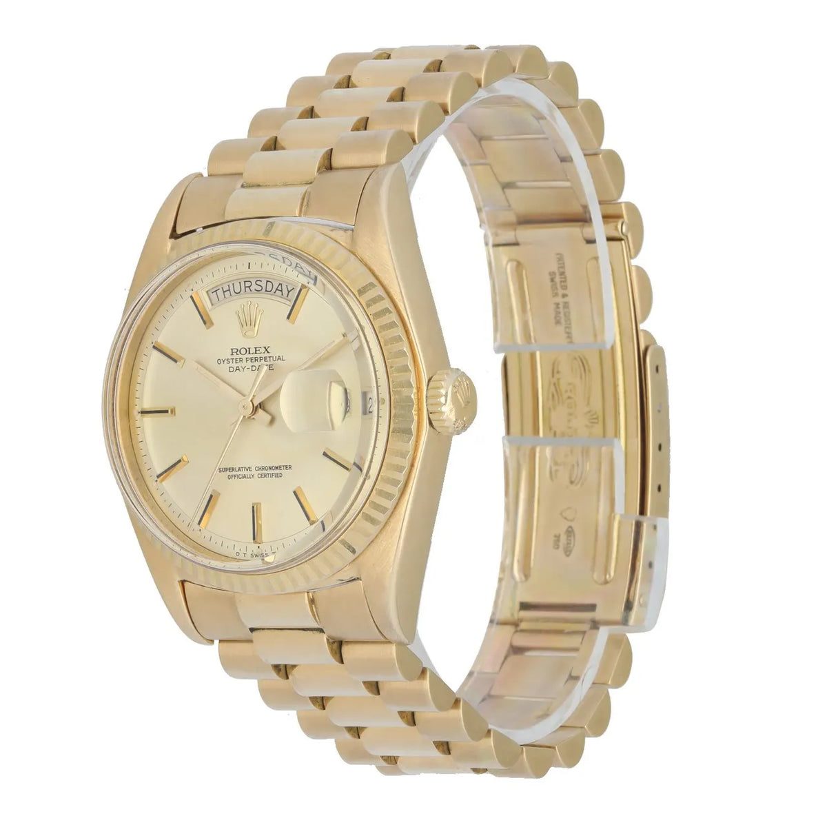 dial Rolex Gold Champagne Day-Date - Hình 2