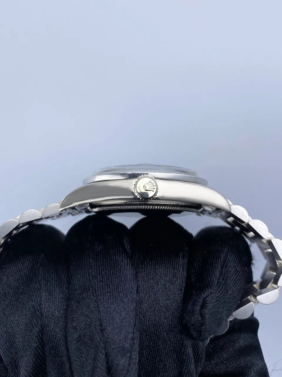 Rolex Platinum Diamond Black Dial - Hình 4