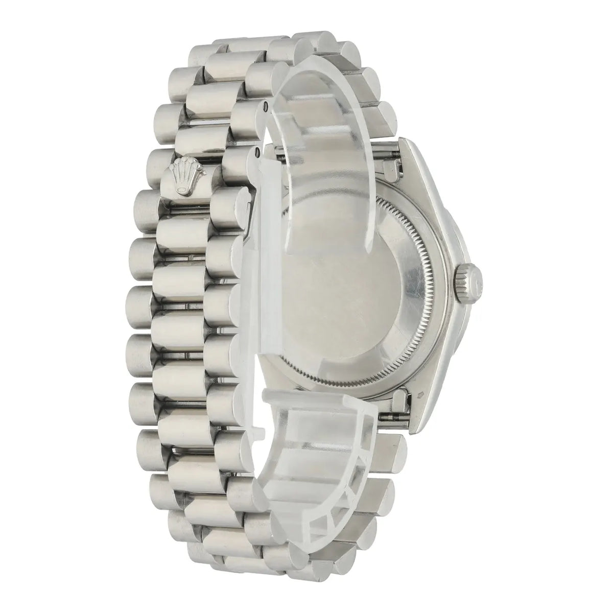 day Rolex Diamond Bezel Silver - Hình 3