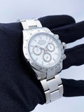 rolex stainless Daytona White Dial Steel – Rolex Daytona White Dial