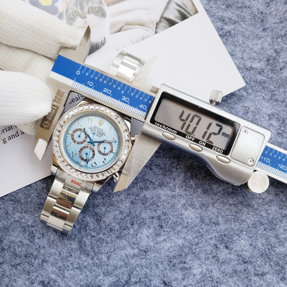 diamond Rolex Daytona Arabic Dial - Hình 2