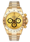 champagne Rolex Daytona Yellow Gold