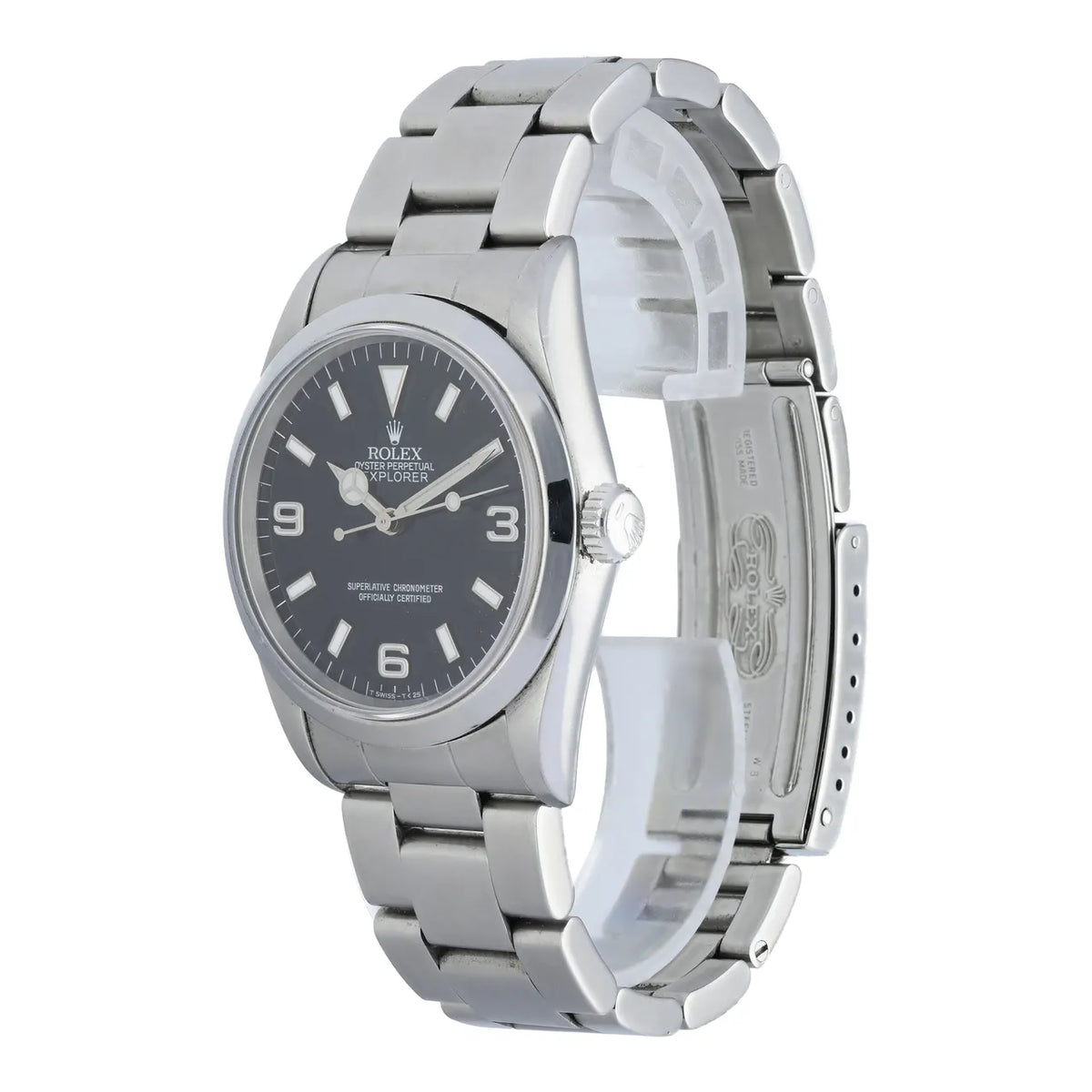 Rolex Explorer Black Dial watch - Hình 2