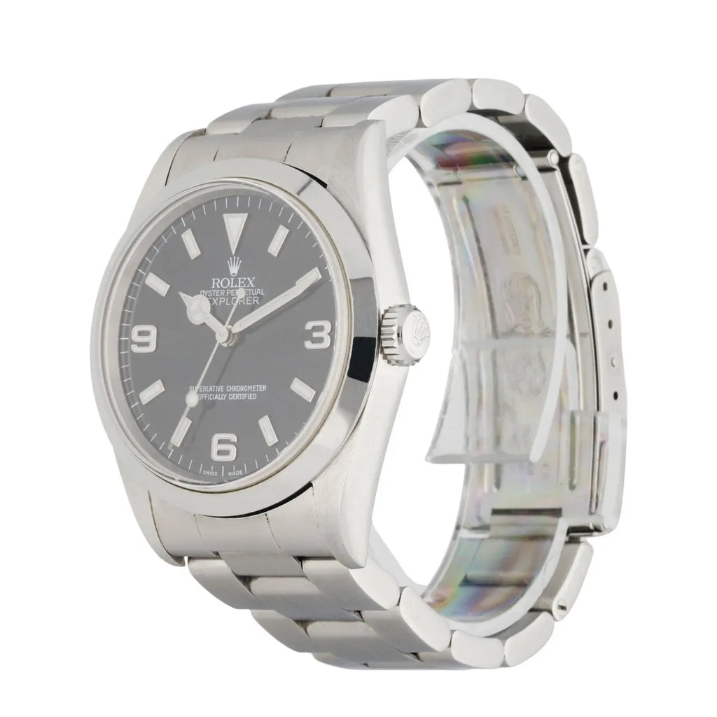 Rolex Explorer Black Dial stainless steel - Hình 2