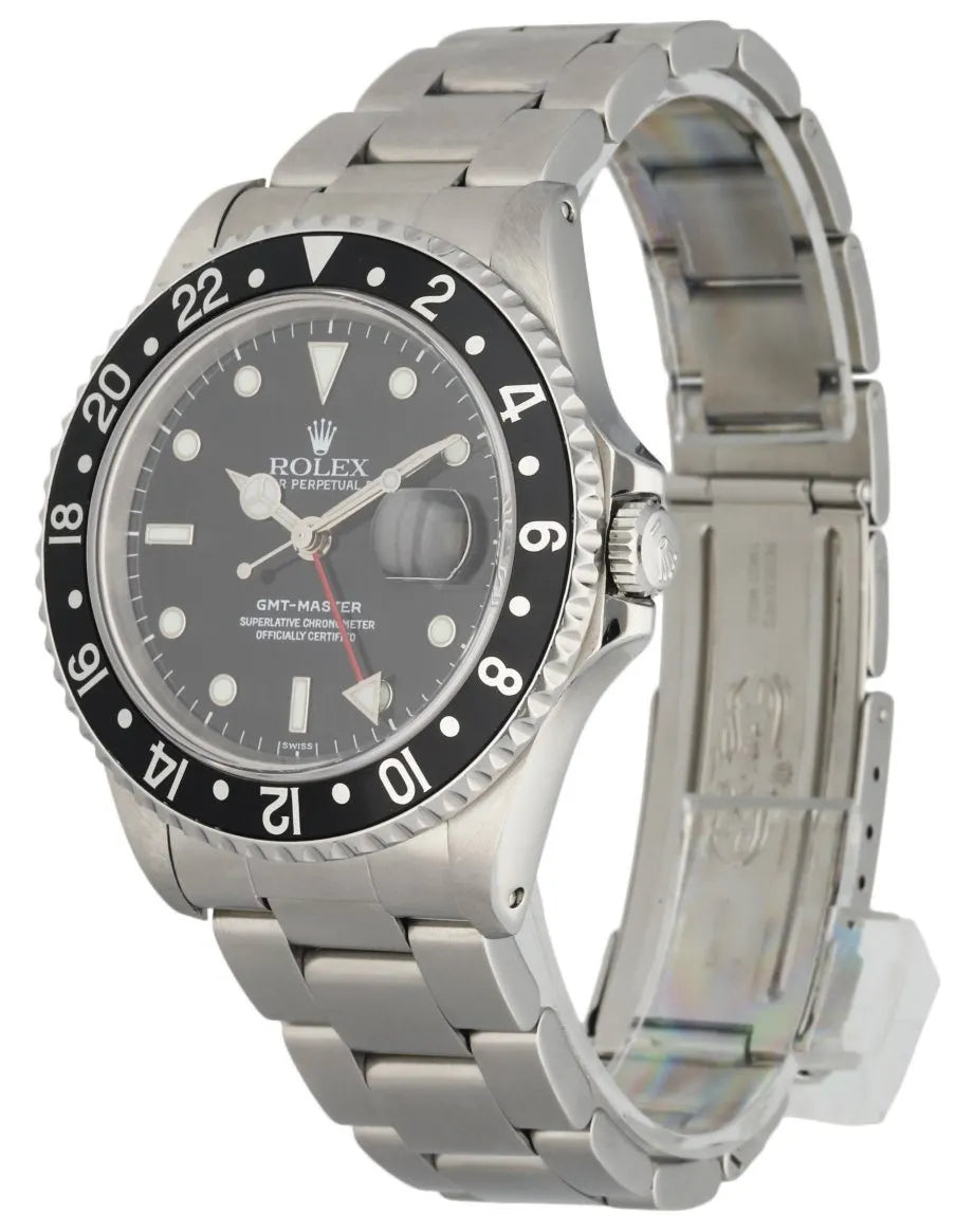 Rolex GMT-Master Black Bezel stainless - Hình 2