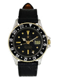 gold Rolex GMT-Master Black Bezel