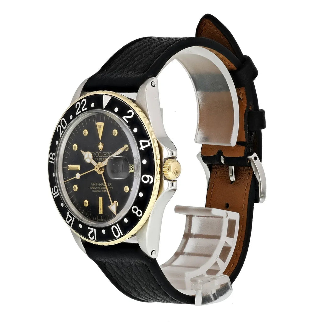 gold Rolex GMT-Master Black Bezel - Hình 4
