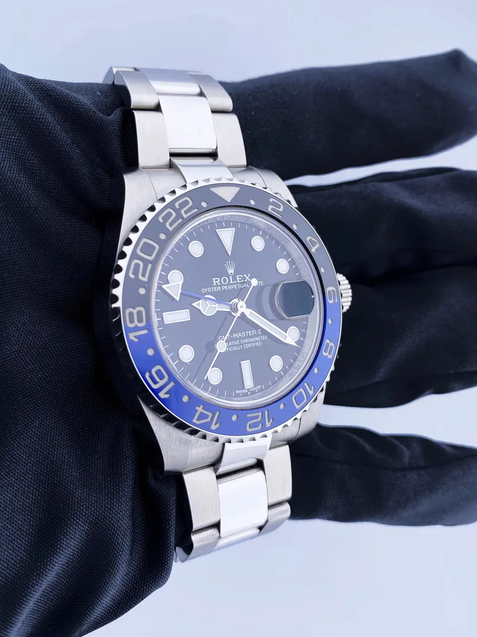 gmt Rolex Batman Blue Bezel - Hình 3