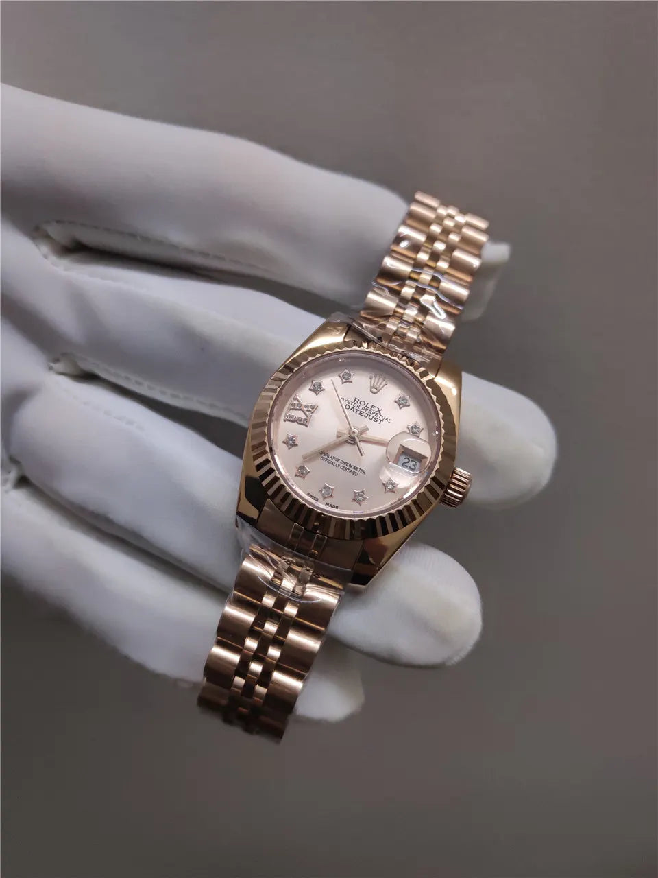 Rolex Rose Gold Diamond Jubilee - Hình 2