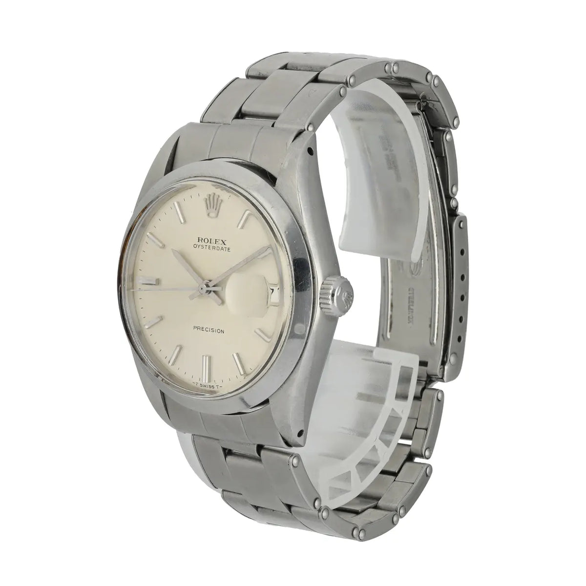 Rolex Silver Vintage Watch - Hình 4
