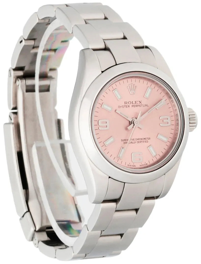 Rolex Coral Dial Steel - Hình 12