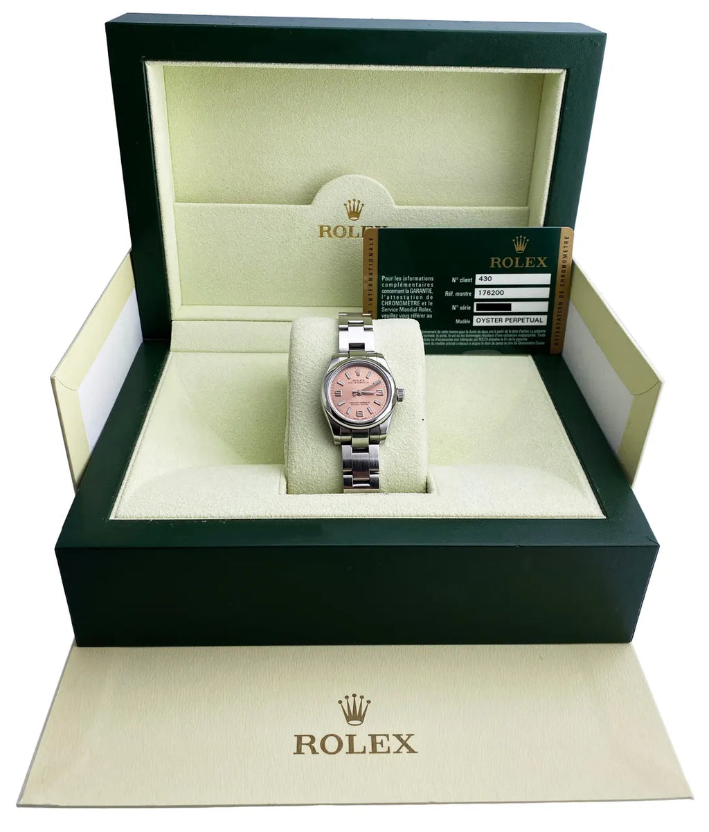 Rolex Coral Dial Steel - Hình 2