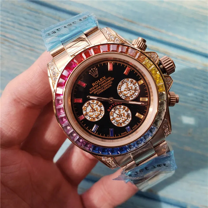 Rolex Daytona Rainbow Rose Gold - Hình 5