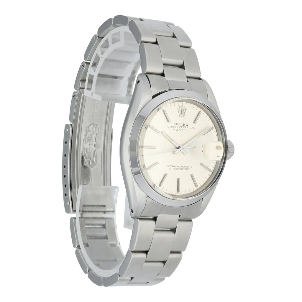 Rolex Silver Dial Steel Watch - Hình 2