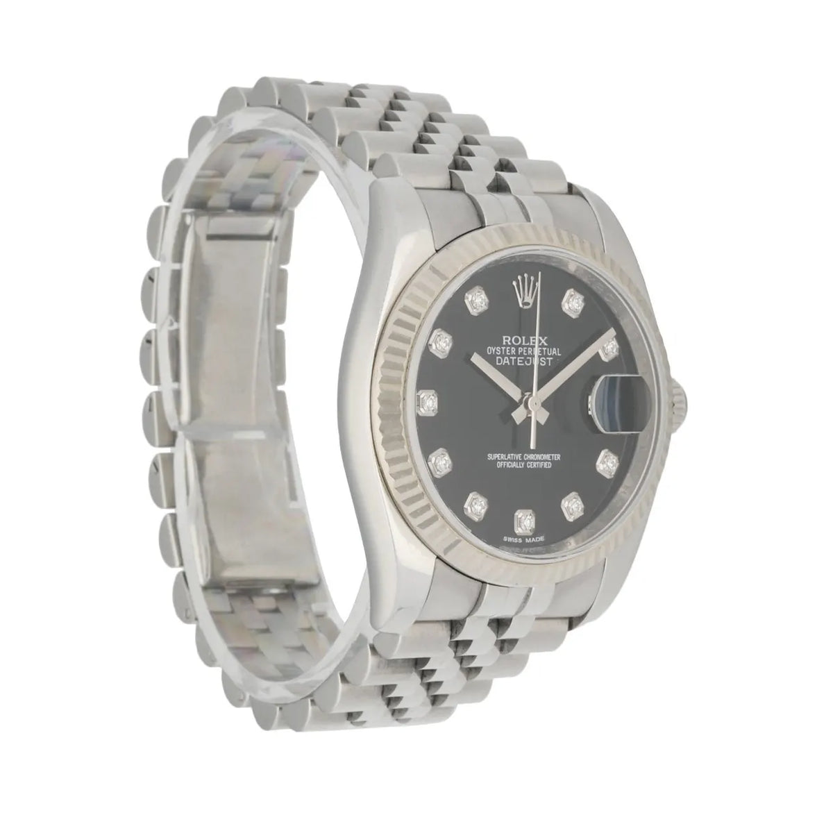 Rolex Datejust Black Diamond Dial - Hình 3